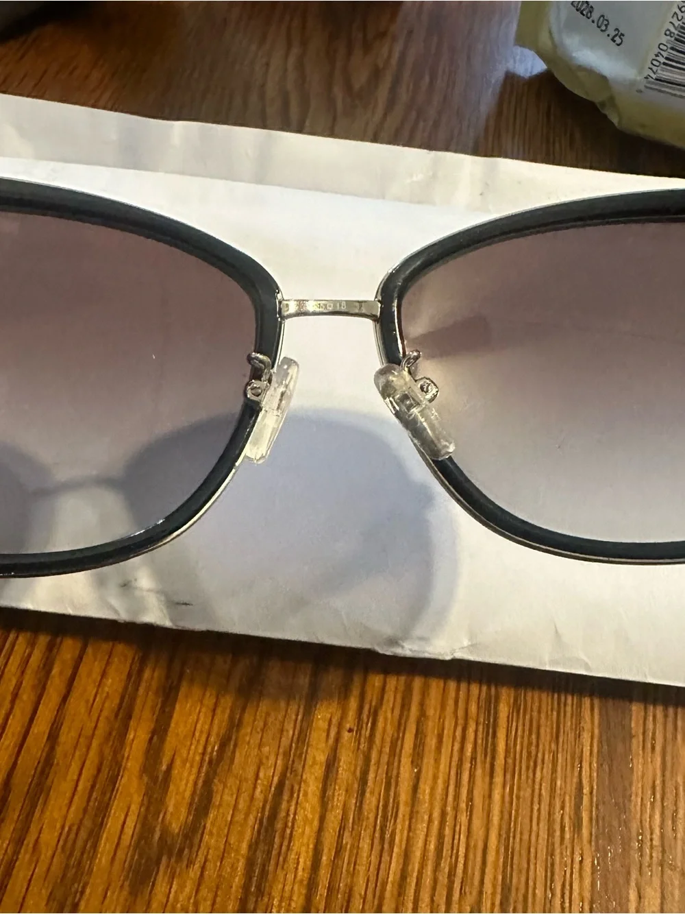 Michael Kors Black and Gold Cat-Eye Sunglasses